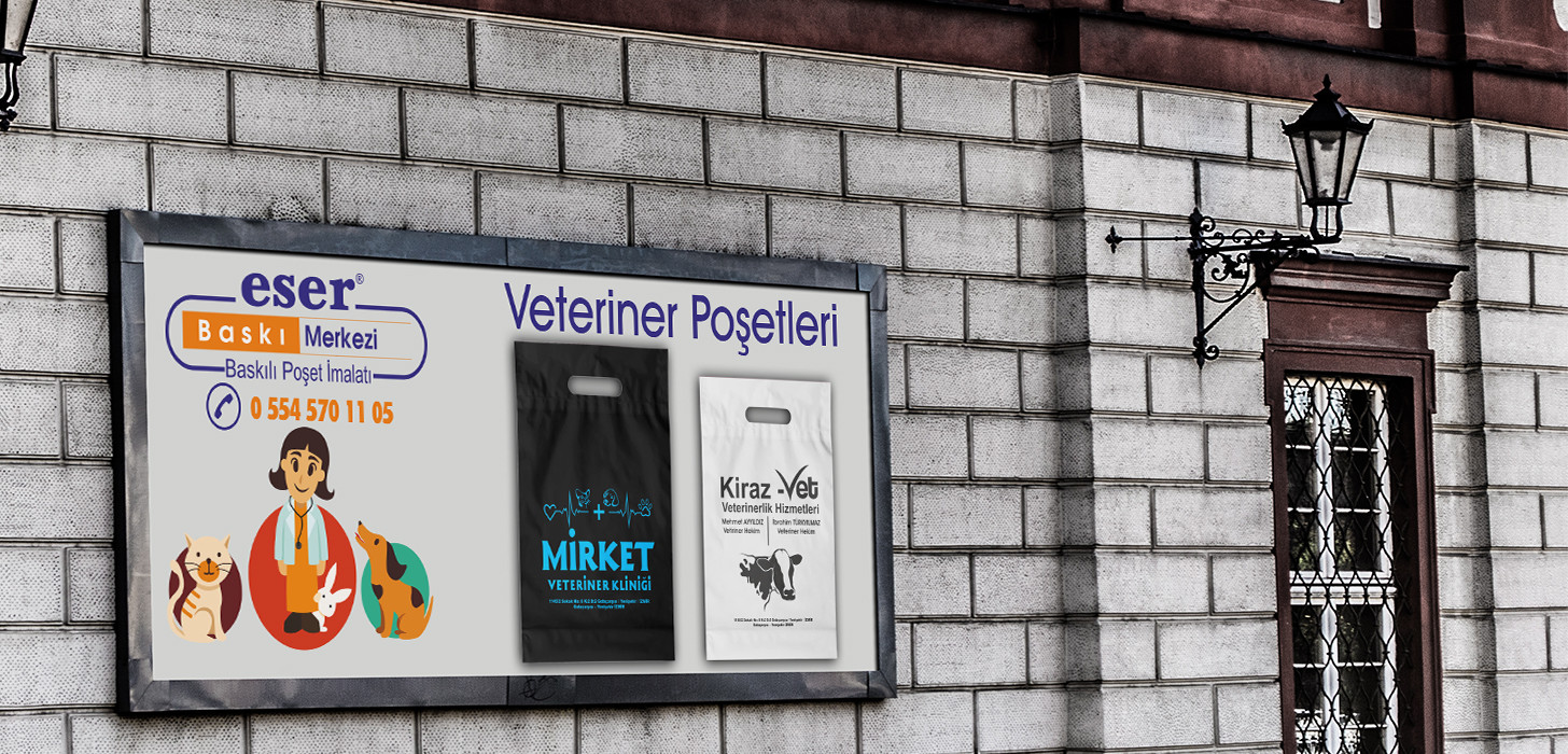 veteriner baskılı poşet