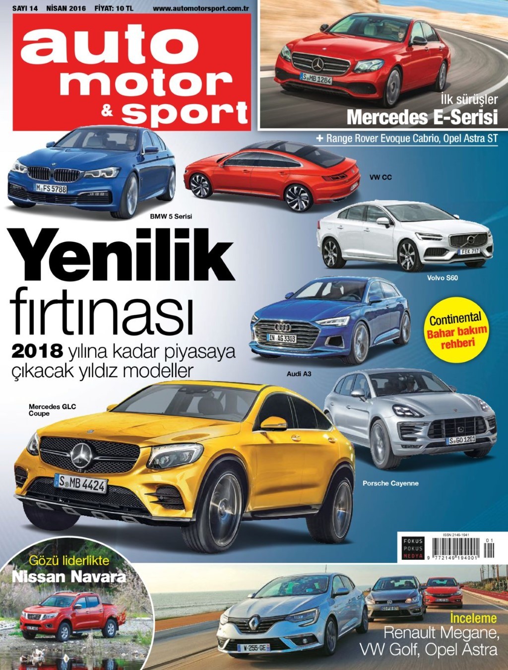 Auto Motor Sport Nisan 2016 PDF Dergi indir