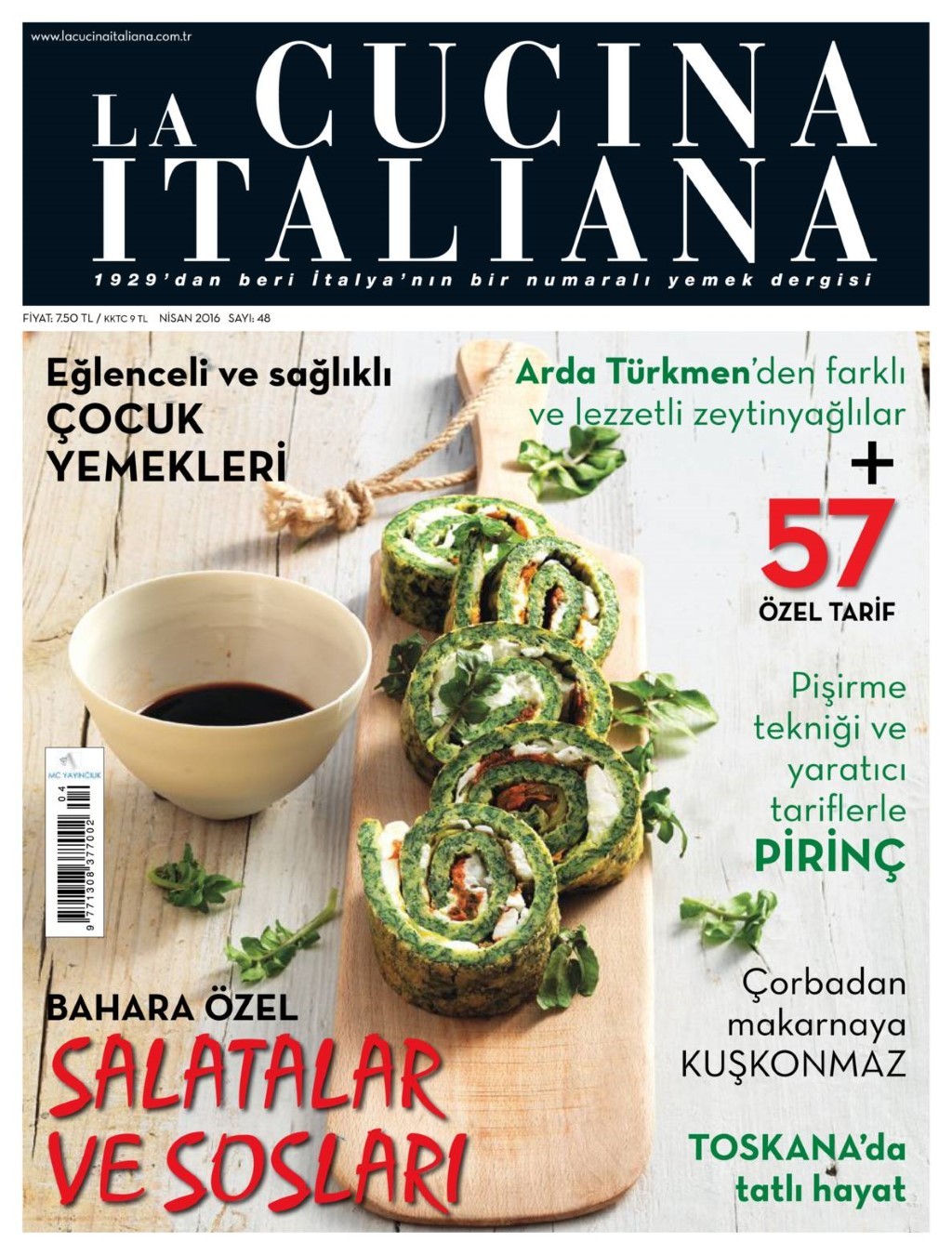 La Cucina İtaliana Nisan E-dergi indir Sandalca.com