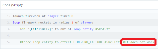 Solved - Deploy firework without duration | skUnity Forums