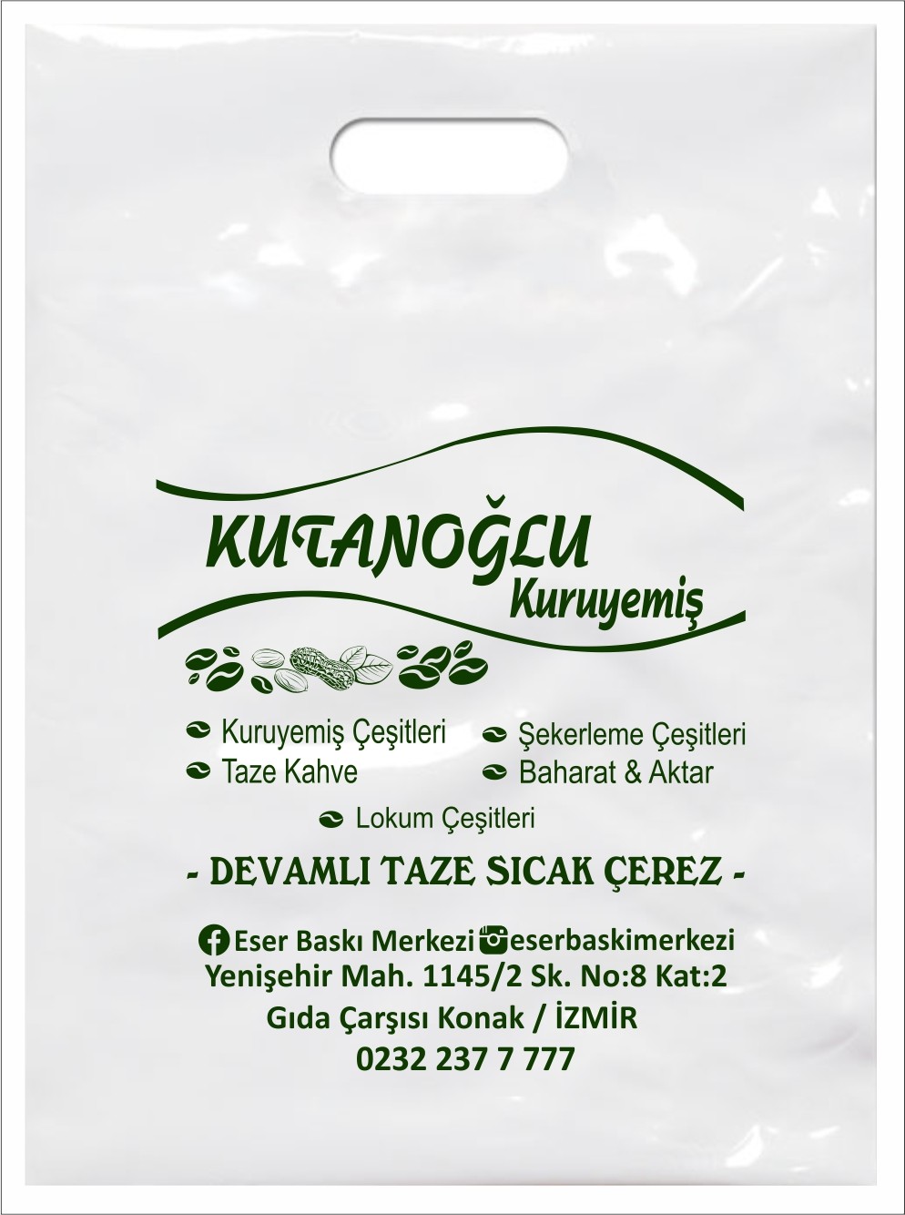 kuruyemiş baskılı poşet
