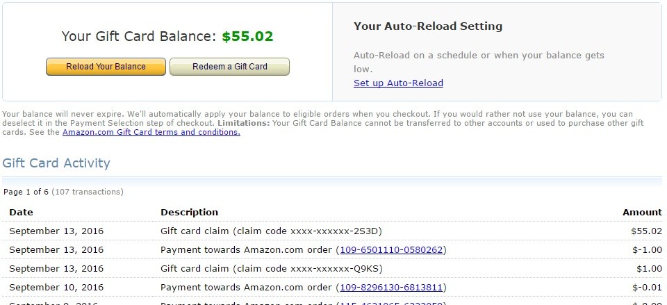refund amazon gift card balance