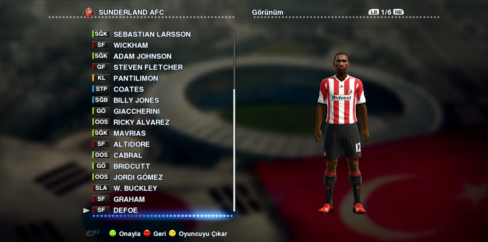 PES 2013 Option File Update Transfer #17.01.2015 for PESEdit 6.0 by Ferhat19