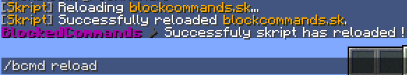 BlockedCommands | SpigotMC - High Performance Minecraft Software