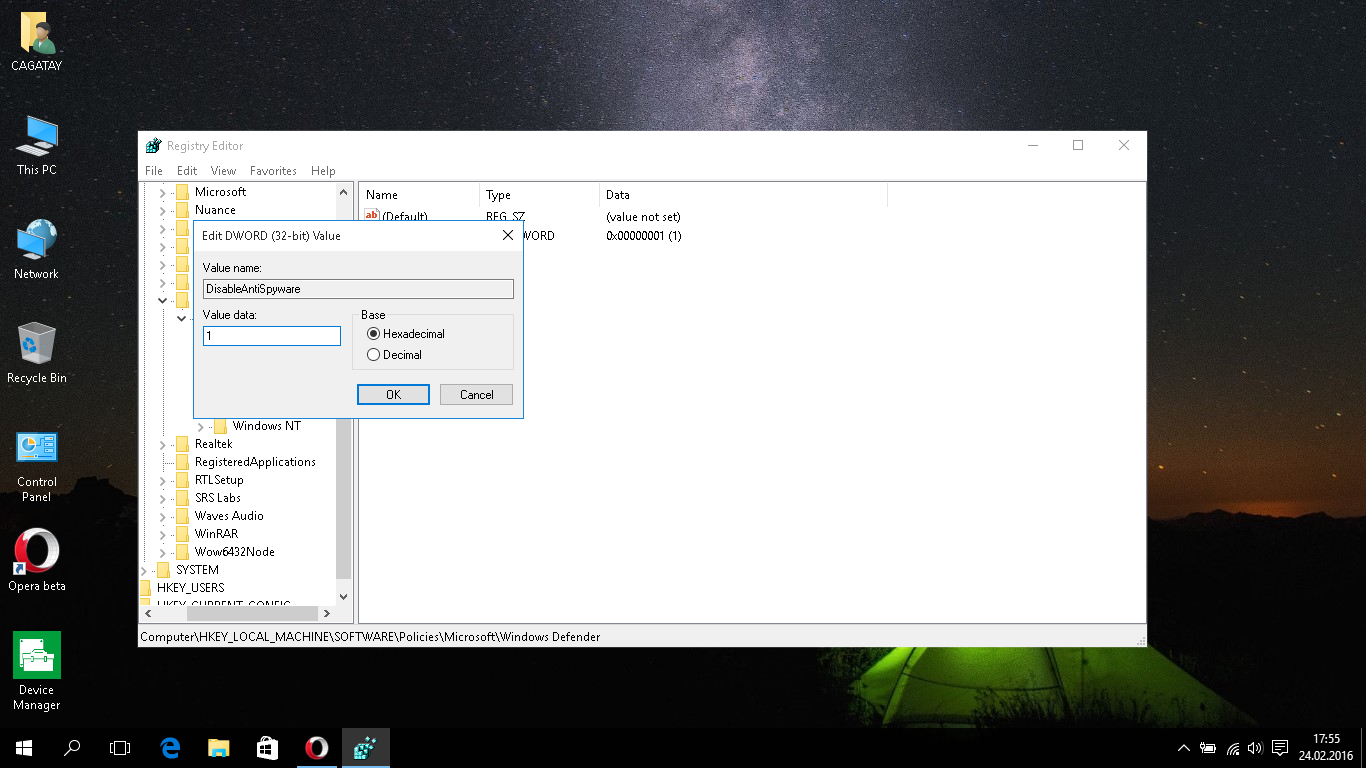 Windows 10 Defender Kapatma (Programsız)