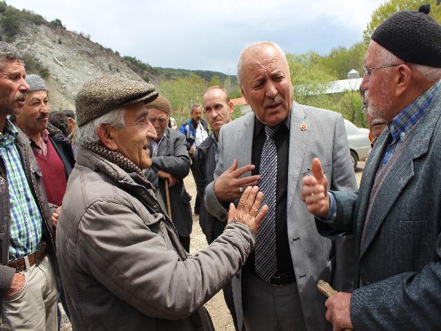 il genel meclis üyesi Ahmet UZUN Köylüleri dinledi