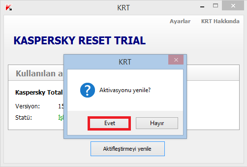 Kaspersky Reset Trial 5.0.0.112