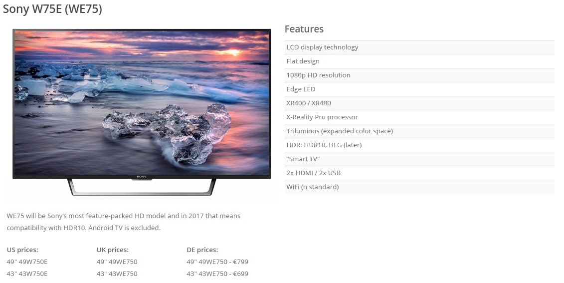 2017 SONY ANDROİD TV
