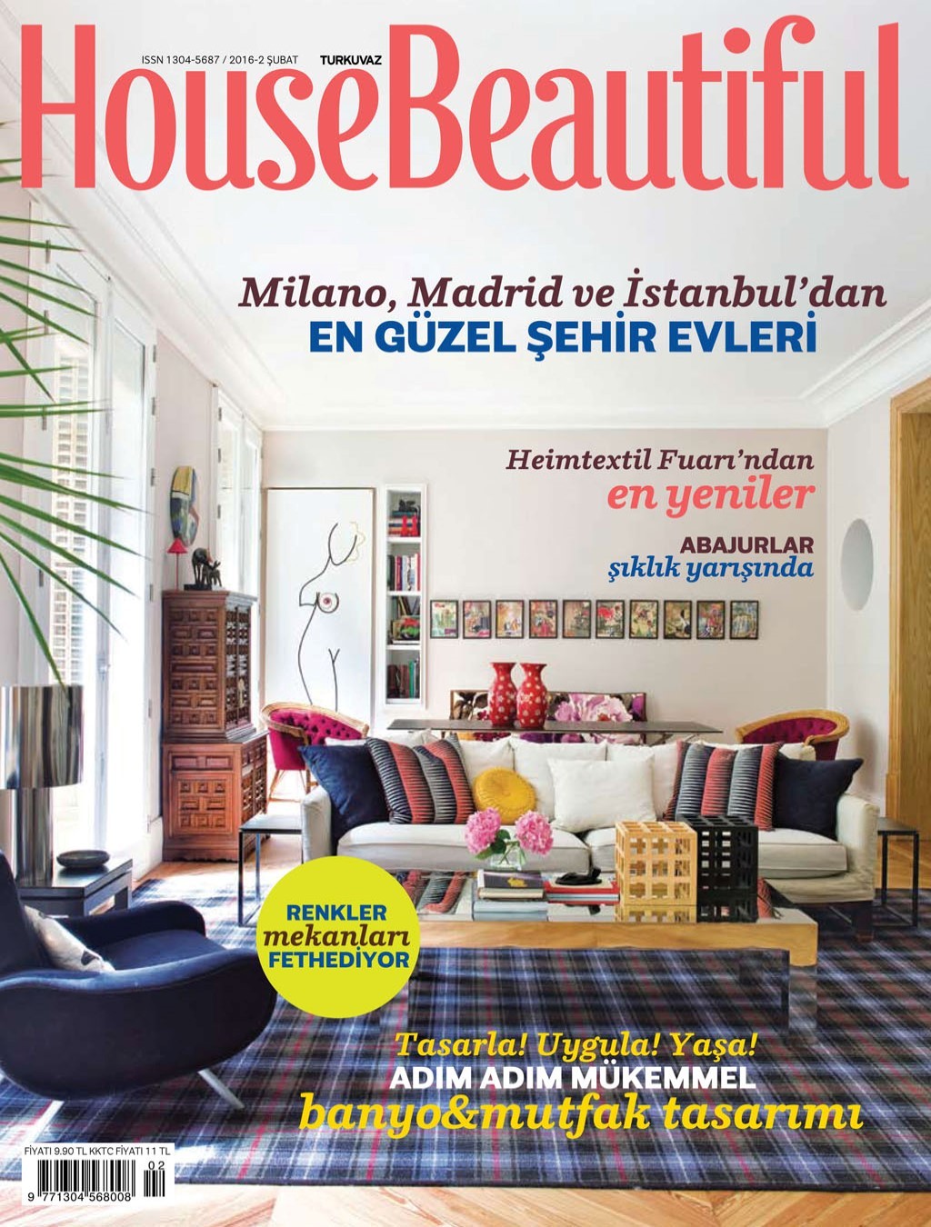 House Beautiful Şubat 2016 PDF Dergi İndir