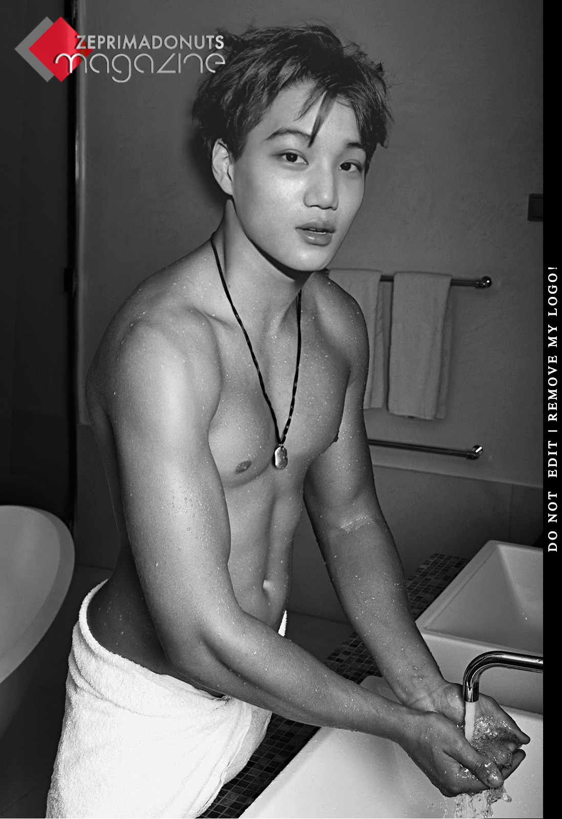 exo kai shirtless