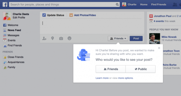 Facebook Gizlilik Ayarlarında “Herkese Açık” Paylaşım Kuralını Değiştirdi