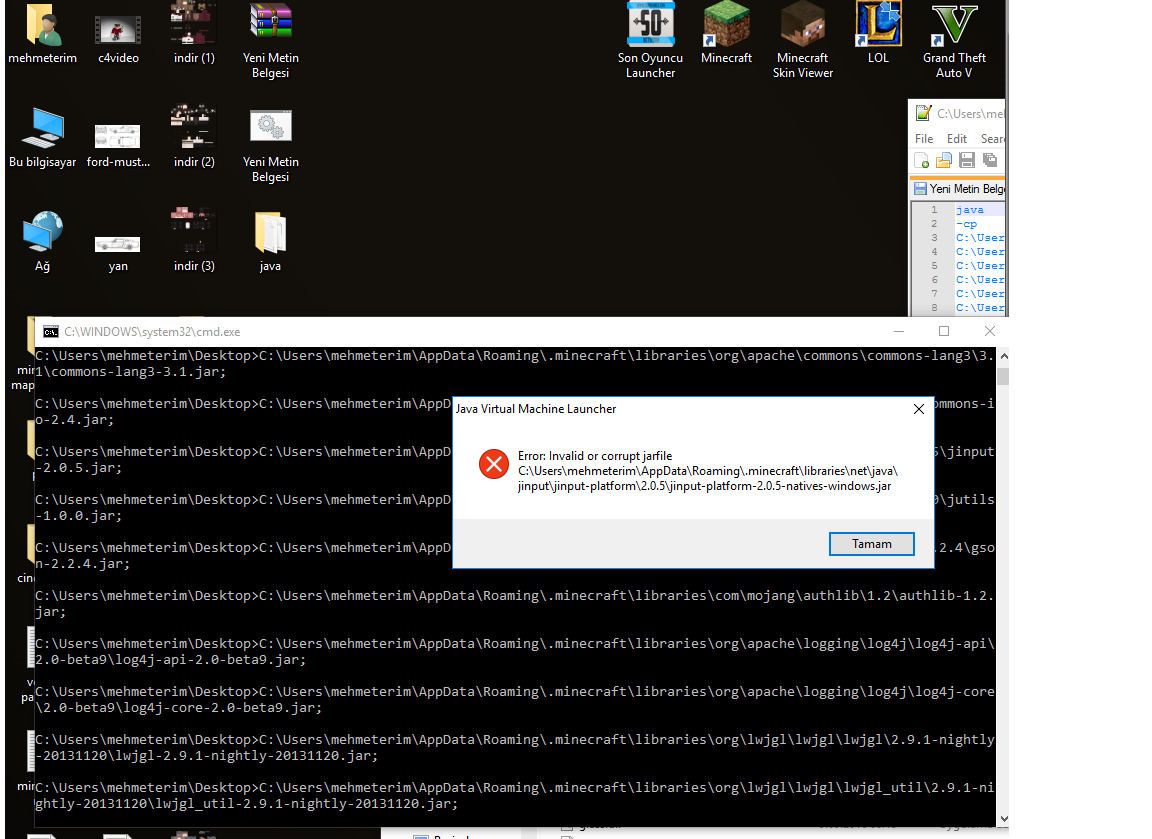 please help // mc custom launcher error | SpigotMC - High Performance ...
