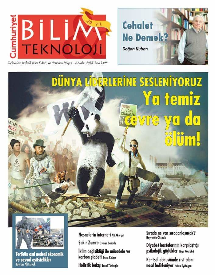 Cumhuriyet Gazetesi Bilim Teknoloji eki. Sayı:1498