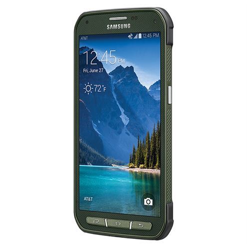 Galaxy S5’ten farklı bir tasarım yapısı sunan Galaxy S5 Active suya ve toza karşı dayanıklı bir yapı sergilemenin yanı sıra 810G askeri sertifikasına da sahip.