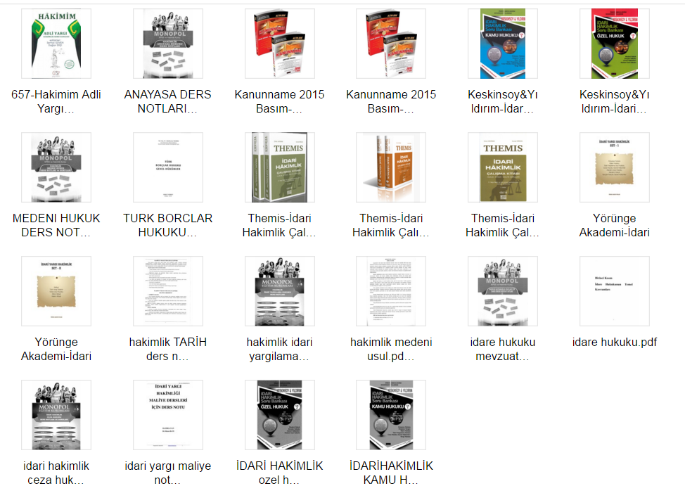 KPSS Hakimlik Sınav Notları ve Soruları PDF indir | SandaLca