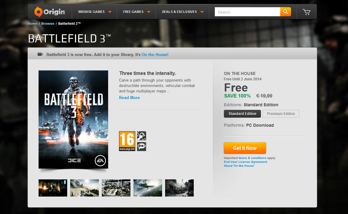 game session no longer available battlefield 3