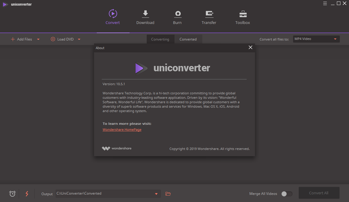 Wondershare UniConverter 10.5.1.208 | Katılımsız