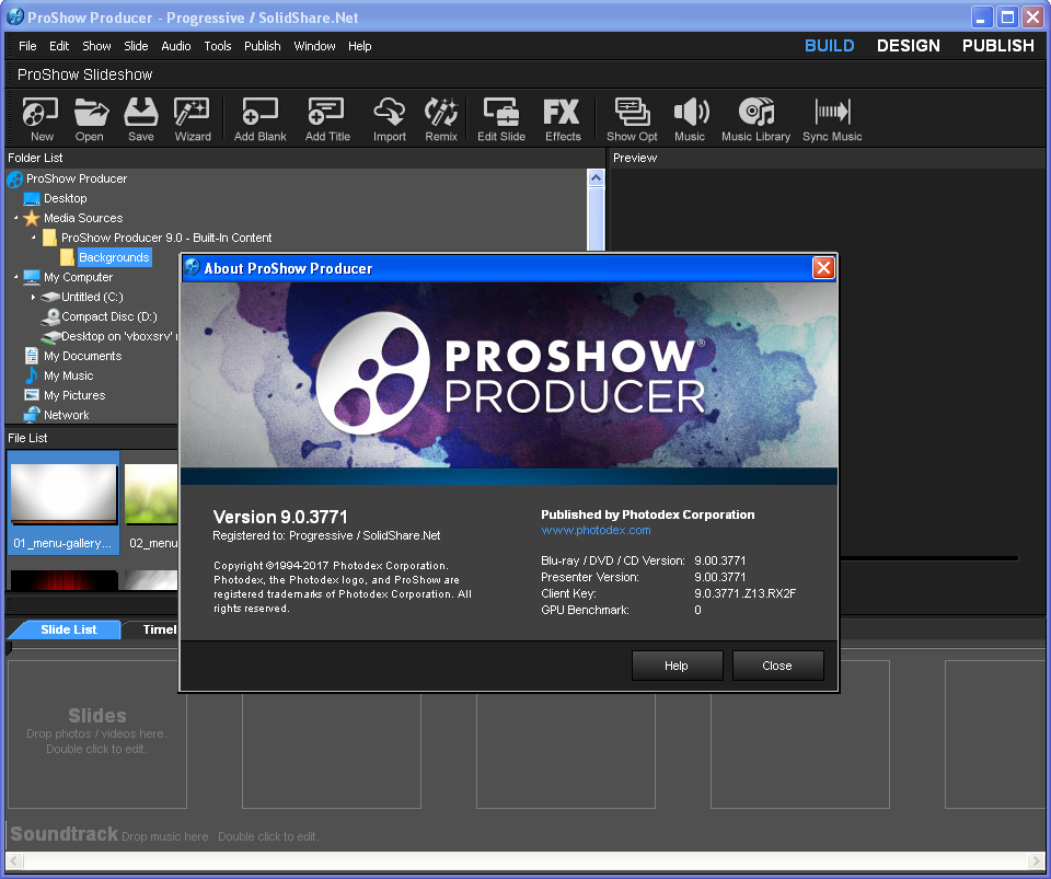 Photodex ProShow Producer 9.0.3771 | Katılımsız