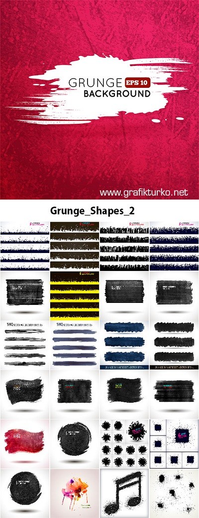 Shutterstock Grunge Shapes Vector