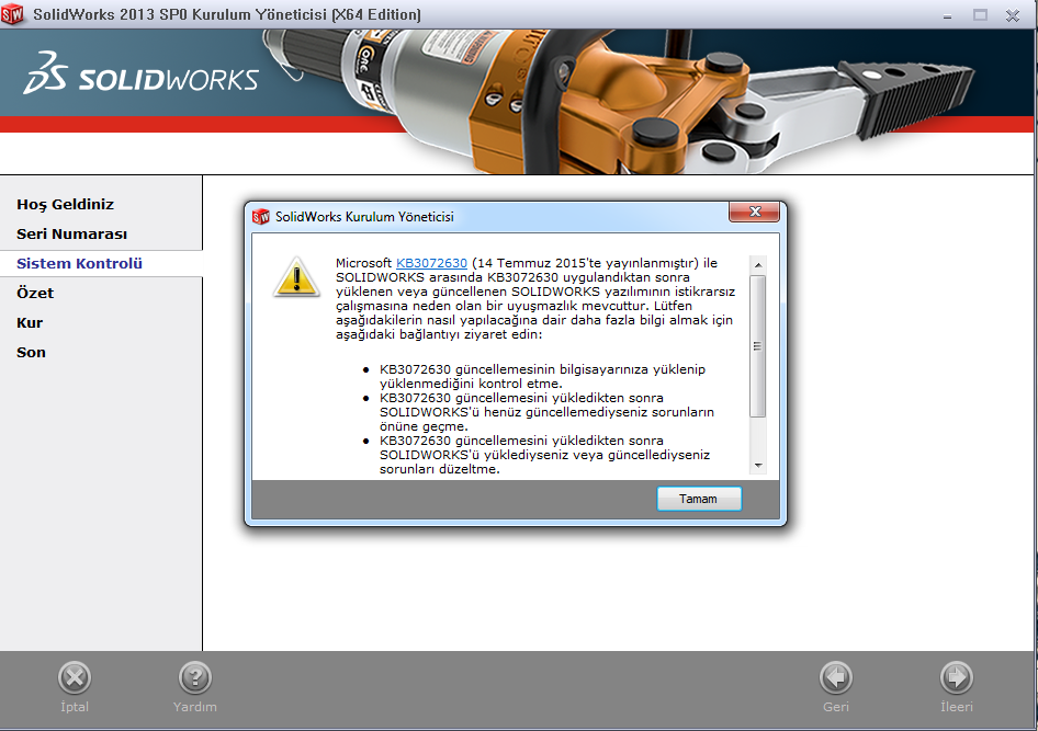 Kb3072630 solidworks как исправить в windows 10