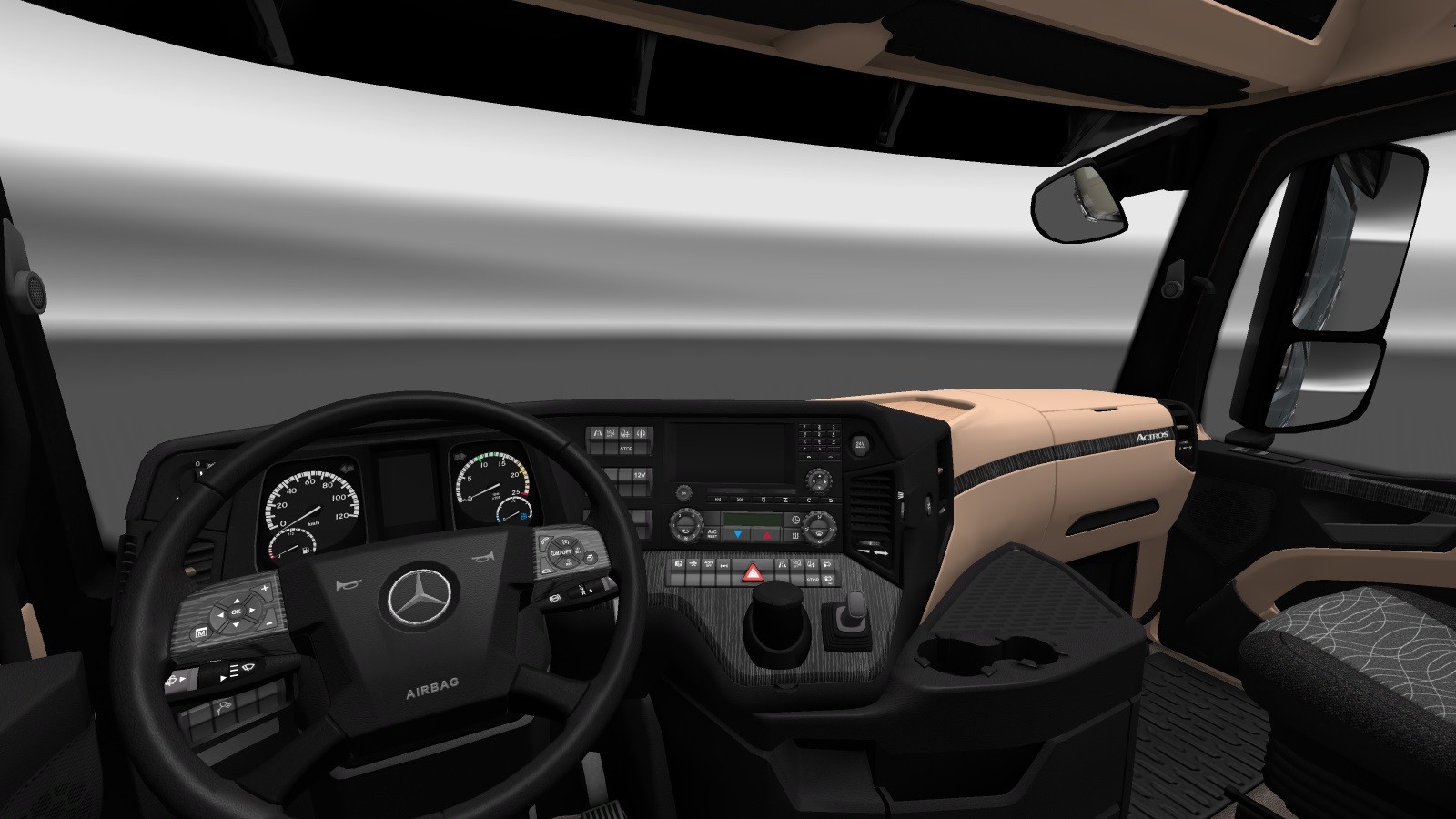 Mercedes Benz Actros mp4 Interior
