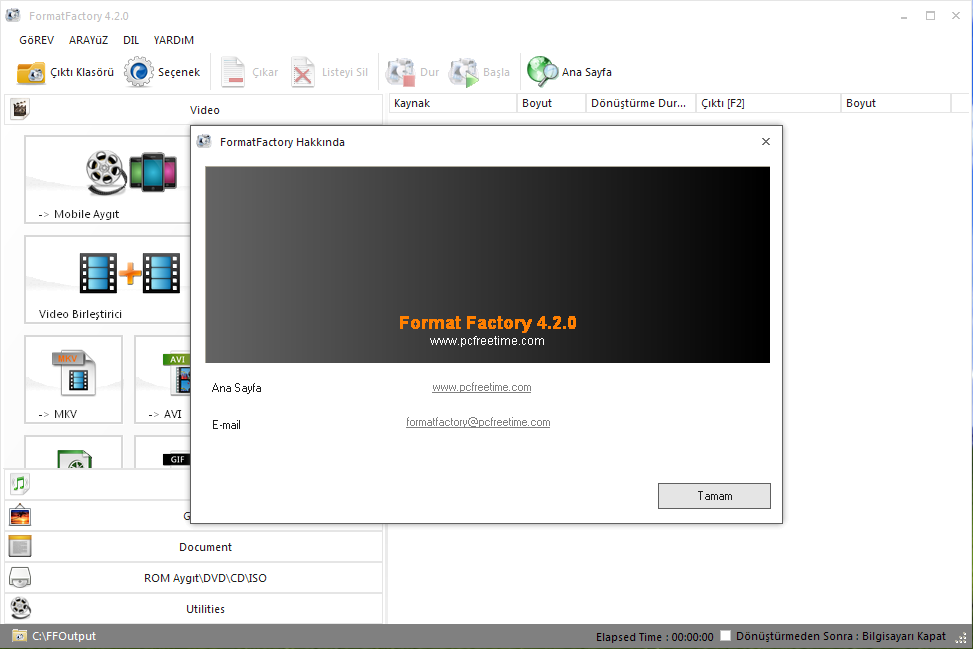 FormatFactory 4.3.0.0 Final | Katılımsız