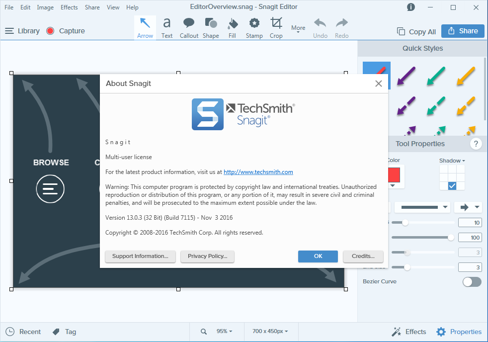 Snagit 13.0.3 Build 7115 Final | Katılımsız