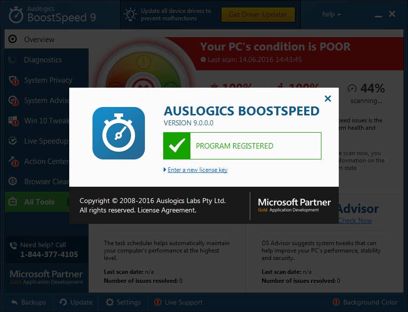 Auslogics BoostSpeed Premium 9.0.0.0 | Katılımsız