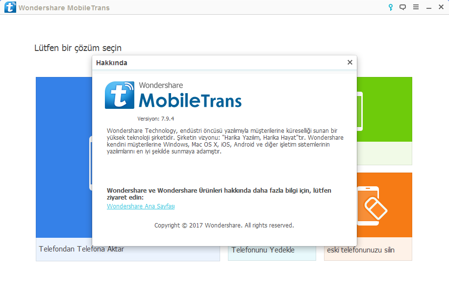 Wondershare MobileTrans 7.9.12.577 | Katılımsız