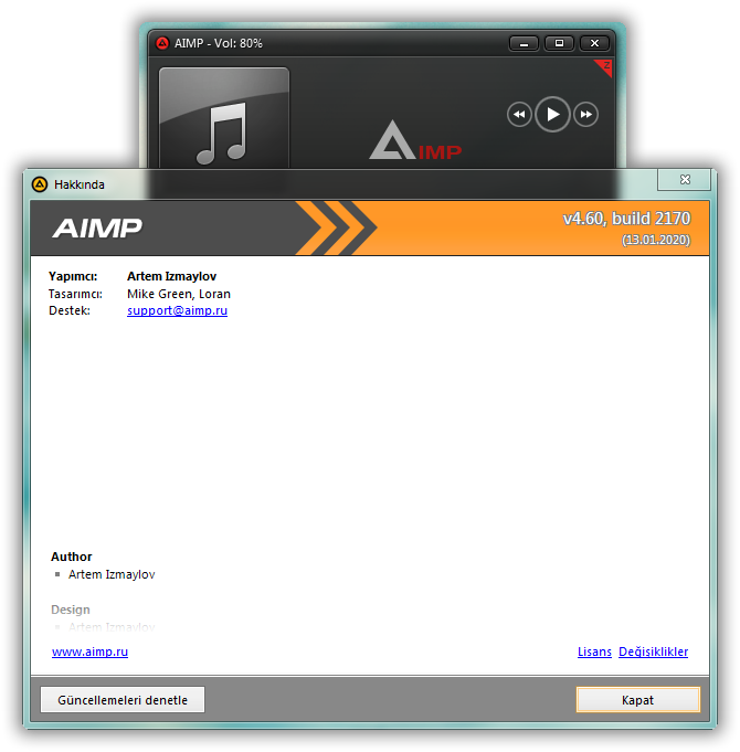 AIMP 4.60 Build 2177 Final | Katılımsız