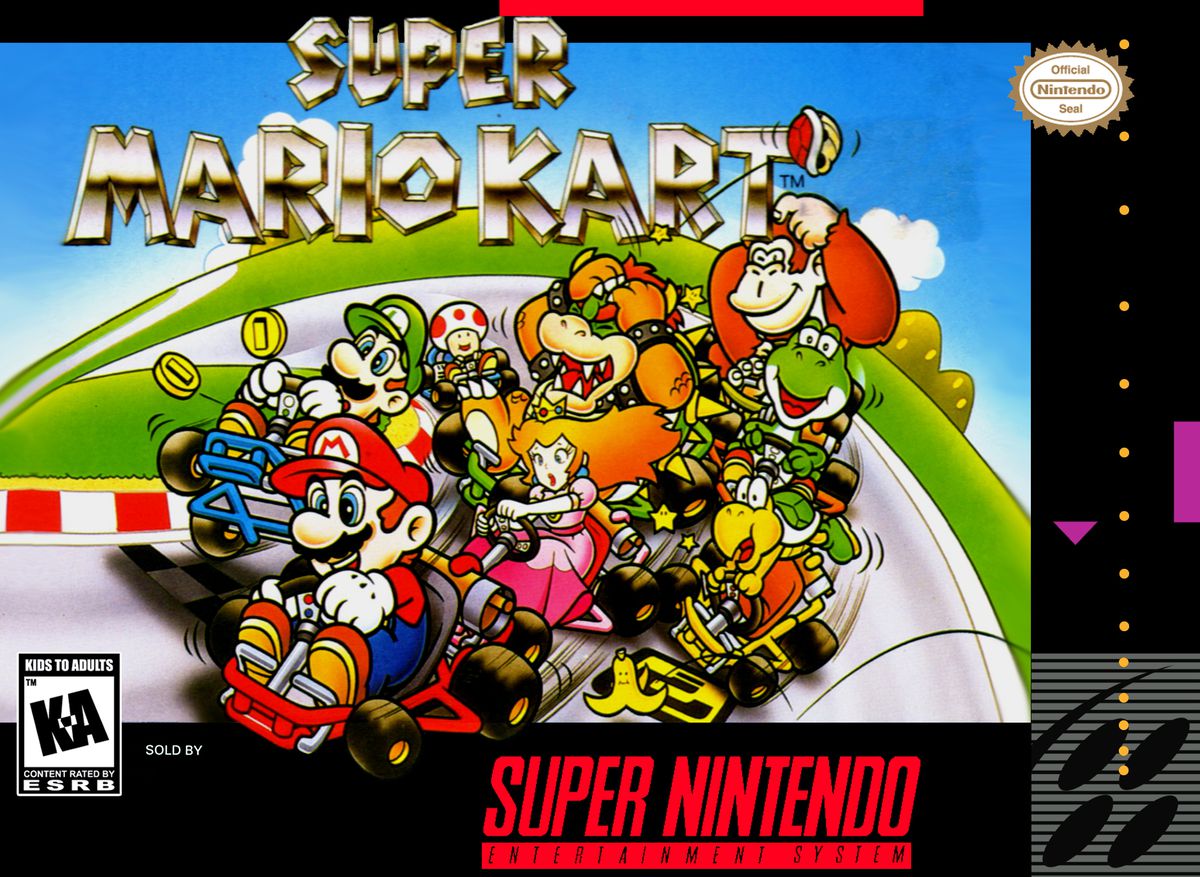 Mario Kart, Super Mario, Nintendo, SNES, Kart racing