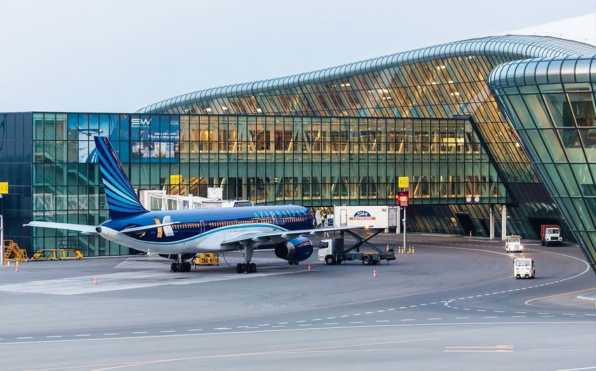 Heydər Əliyev Beynəlxalq Aeroportunda tranzit daşımaları 2 dəfədən çox artıb