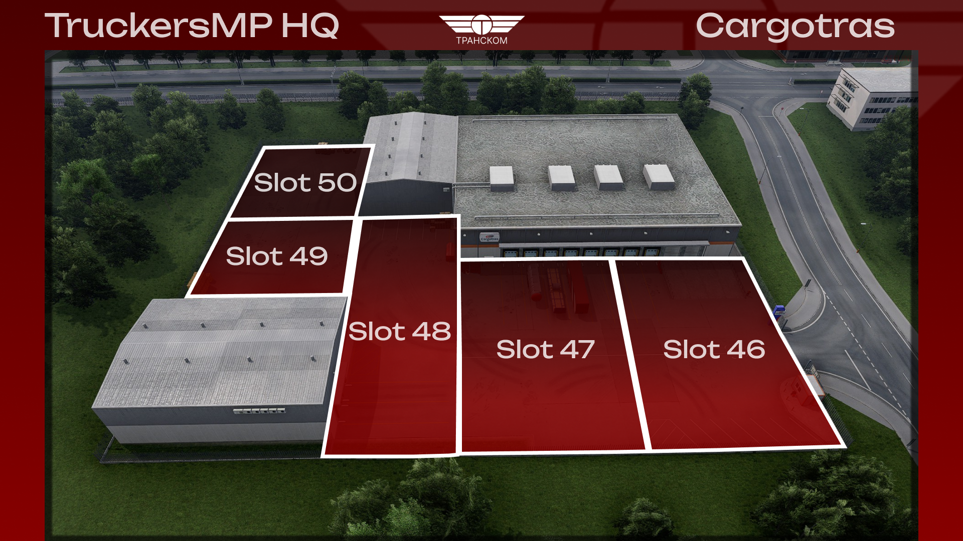 TruckersMP HQ (Cargotras) Slot 46-50