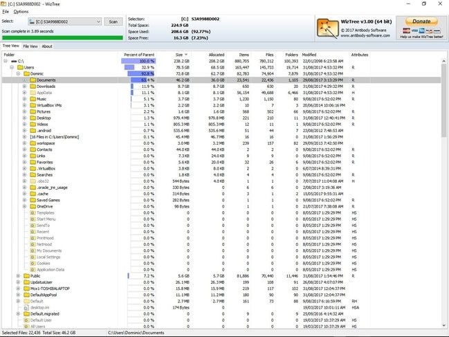 WizTree 4.15 download the last version for mac