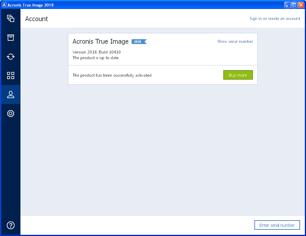 Acronis True Image 2018 22.5.1 Build 10410 | Katılımsız