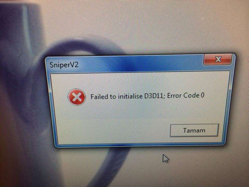 Default initialization. Failed to initialize. Ошибка d. D3d11 ошибка. Кнопка Error failed.