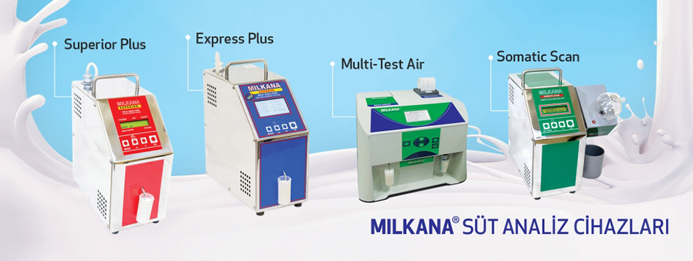 MILKANA® Multi - Test Air Süt Kalitesi Ölçüm Cihazı 11 Parametre/45 Saniye 