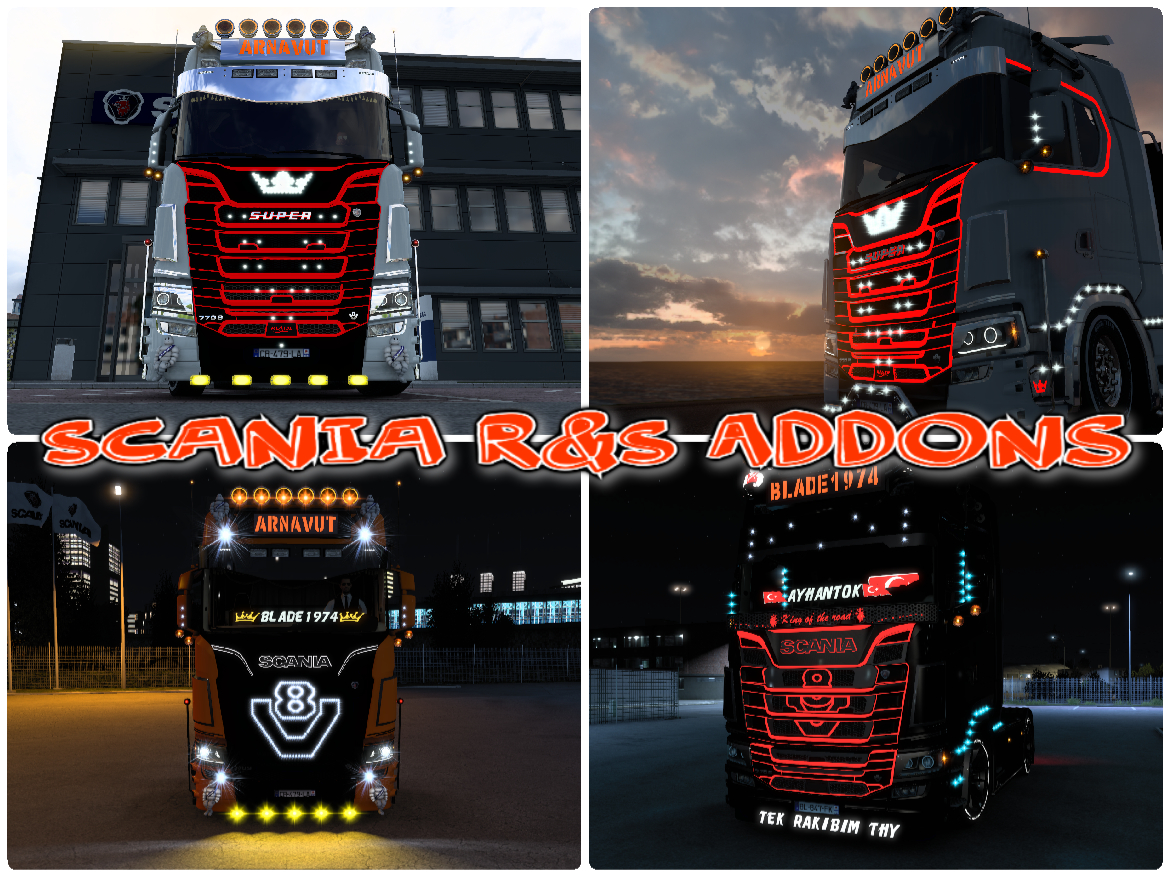 Scania R-S Addons v5.9 (1.45.x) for ETS2