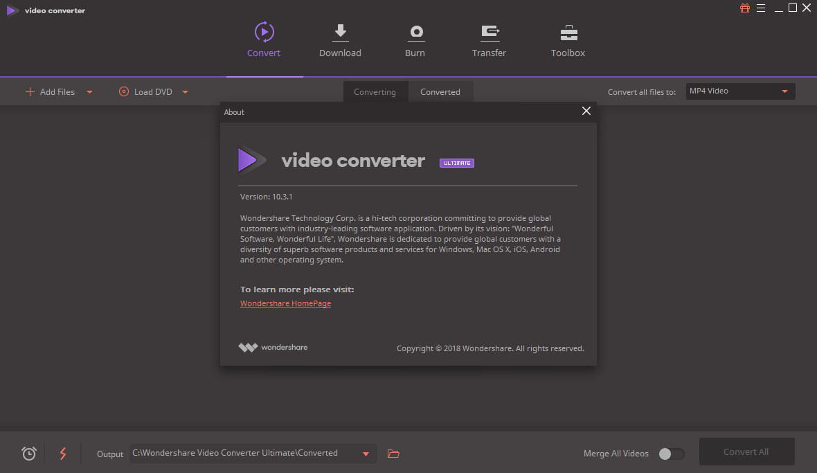 Wondershare Video Converter Ultimate 10.4.1.188 | Katılımsız