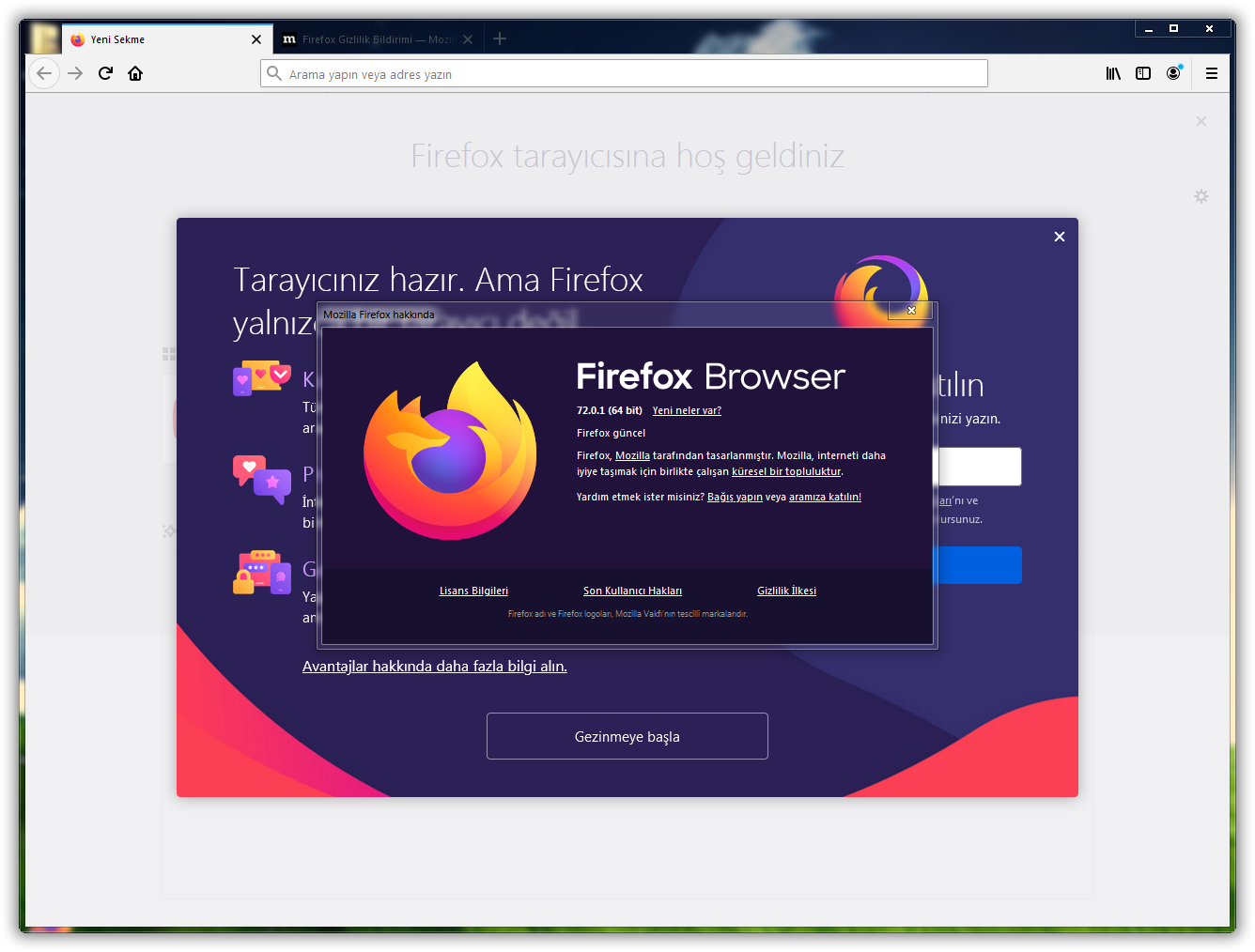 Mozilla Firefox 72.0.1 Final | EN-TR | Katılımsız