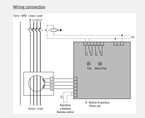 Wiring connection