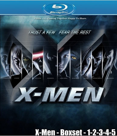 X-Men - Boxset - 1-2-3-4-5 - Bluray - 720p TR/ENG