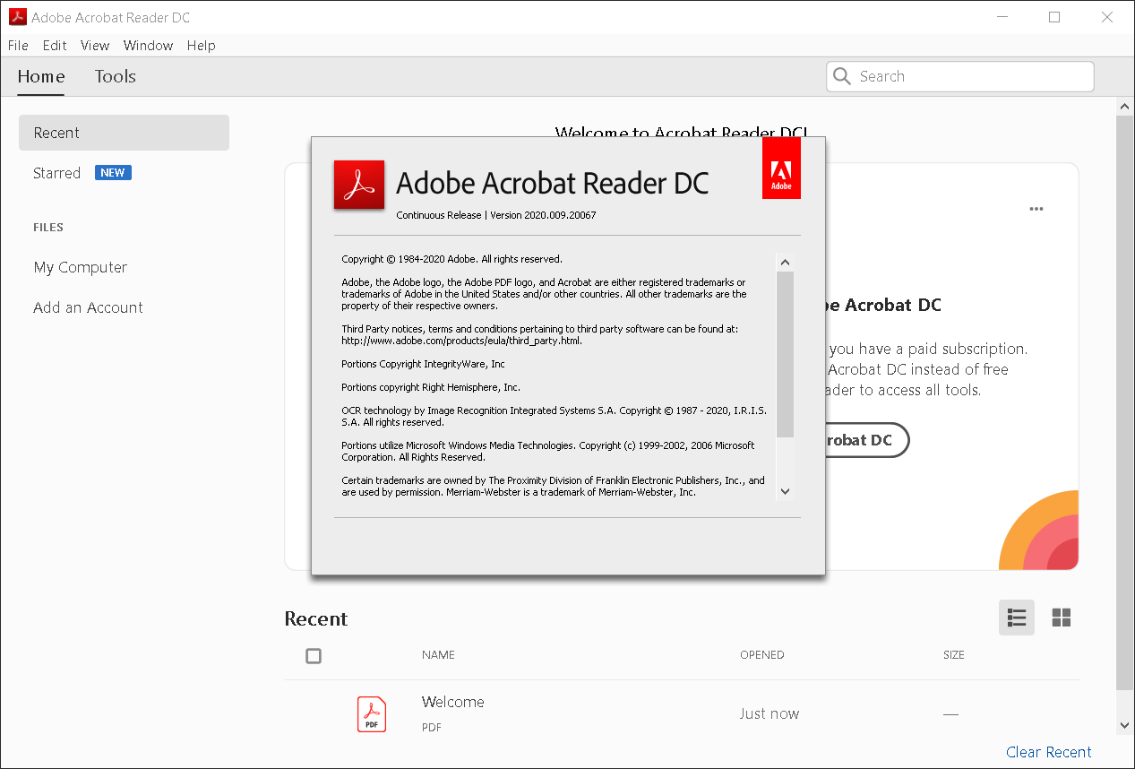Adobe Acrobat Reader DC 2023.003.20269 download the last version for windows
