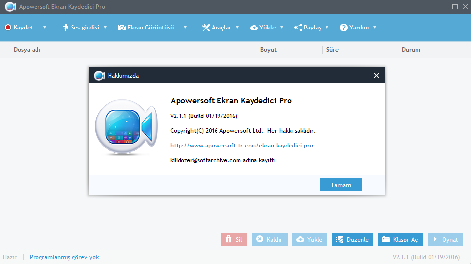 Apowersoft Screen Recorder Pro 2.2.5 | Katılımsız