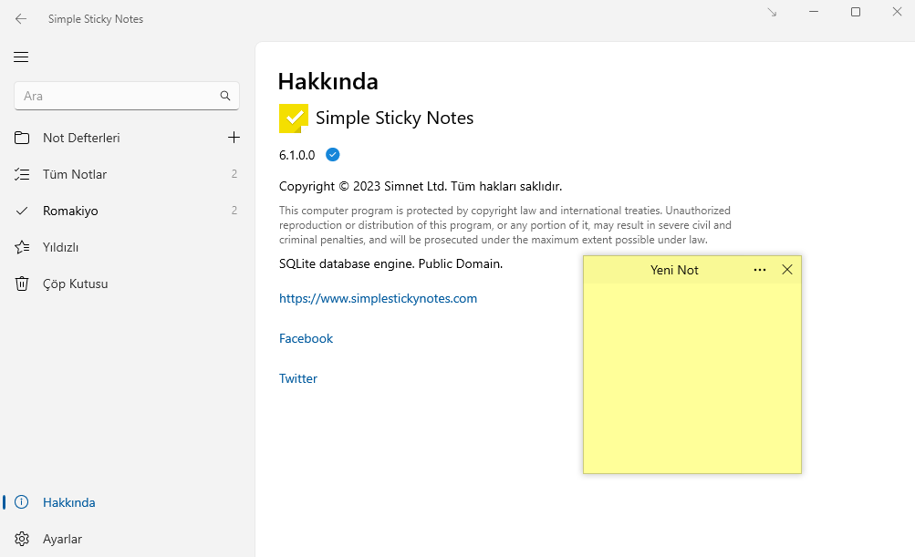 Simple Sticky Notes 6.1 | Katılımsız