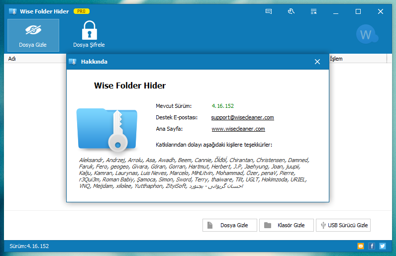 Wise Folder Hider Pro 4.23 Build 158 | Katılımsız