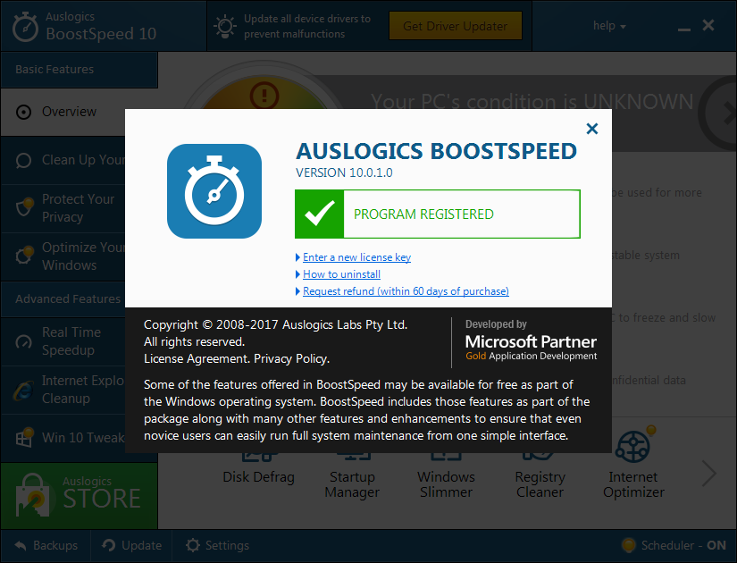 Auslogics BoostSpeed Premium 10.0.13.0 | Katılımsız