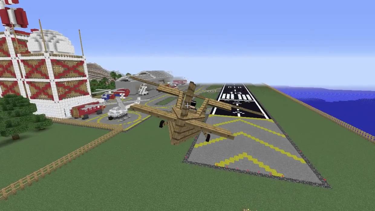 Minecraft Uçak Modu (Flight Simulator) - Minecraft Köylüsü 