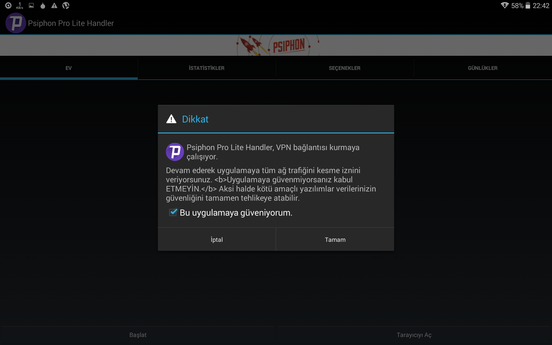 Psiphon pro lite handler