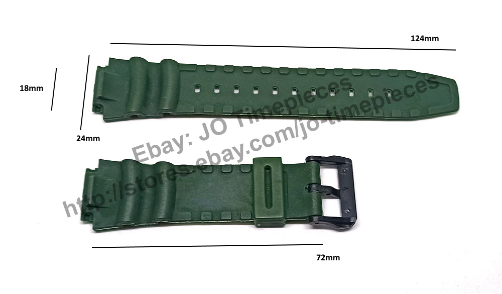 19mm watch band / strap compatible for Casio AE-1000W-1A  AE-1000W-1B  Also Fit:  SGW-300H-1A ,  SGW-400H-1B , SGW-450H-1A , SGW-450H-2B ,